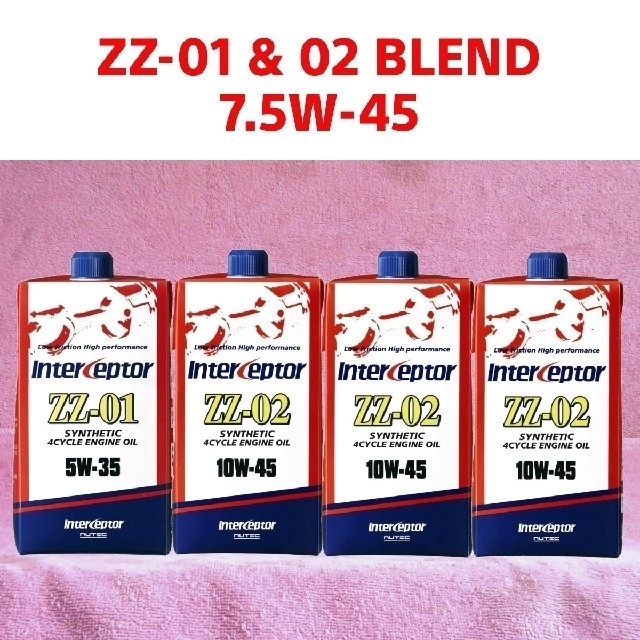 NUTEC ZZ-01 & 02 Blend 7.5w40(相当)M 4L