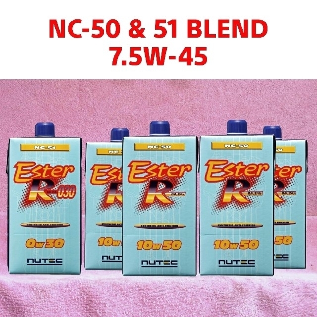 NC50SPECまたはNUTEC NC-50 & 51 Blend 7.5w45(相当) 5L