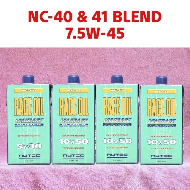 NUTEC NC-40 & 41 Blend 7.5w45(上限値相当) 4LNC40SPECまたは