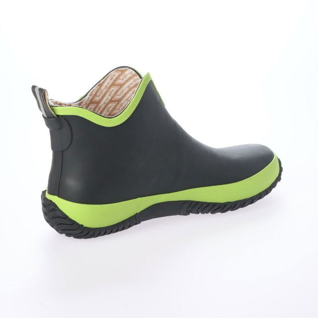 【20089_BLK/GRN_24.0】ゴム製レインブーツ　男女兼用　晴雨兼用 レディースの靴/シューズ(レインブーツ/長靴)の商品写真