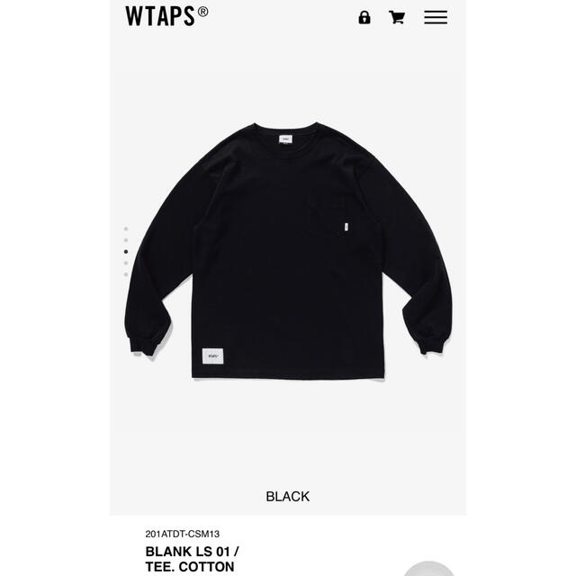 WTAPS BLANK LS 01 TEE COTTON wtaps ロンT