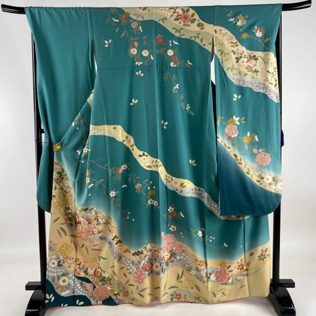 振袖 美品 秀品 165.5cm 68.5cm 正絹 【】