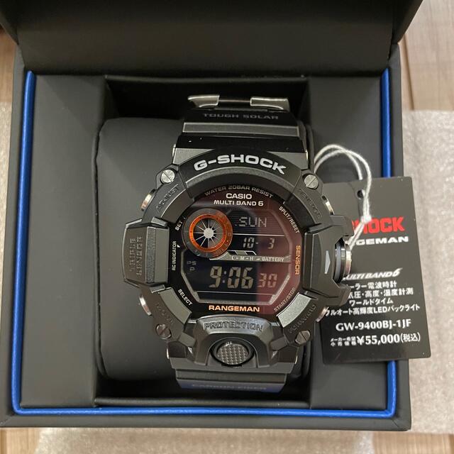 カシオ G-SHOCK レンジマン オールブラック GW-9400BJ-1JF ...