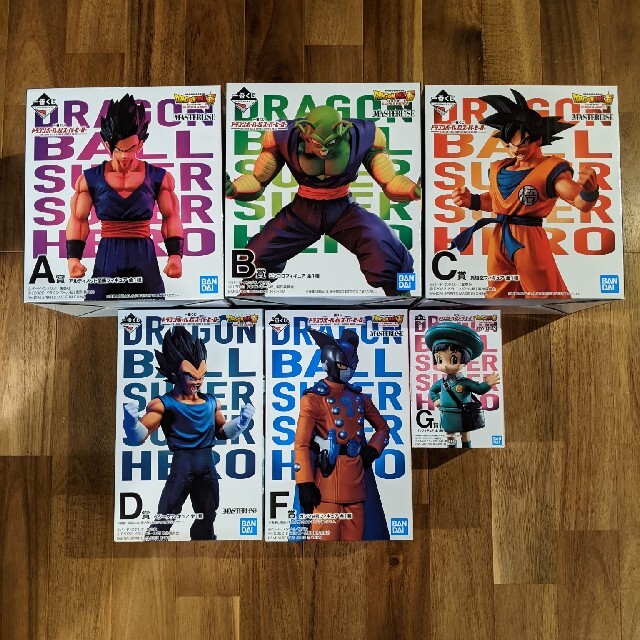 一番くじ ドラゴンボール a、b、c、d、f、g賞 6点セット 魅力的な www