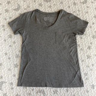 ムジルシリョウヒン(MUJI (無印良品))の無印良品　VネックTシャツ　Mサイズ(Tシャツ(半袖/袖なし))