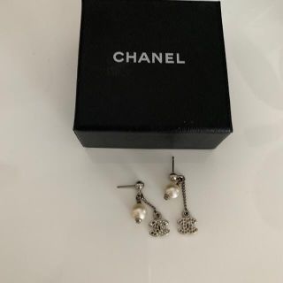 満足先生用！　正規品♪CHANEL ピアス　ネイビー