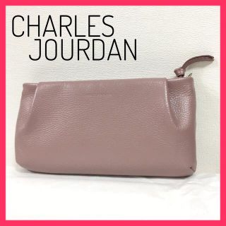 シャルルジョルダン(CHARLES JOURDAN)の極美品❤︎ シャルルジョルダン ショルダーバッグ クラッチバッグ ピンク 上品(ショルダーバッグ)