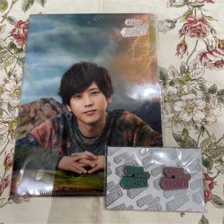 アラシ(嵐)の嵐を旅する展覧会グッズ(二宮和也くん)(アイドルグッズ)