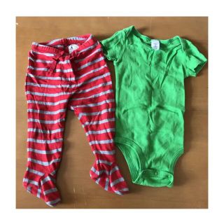 ベビーギャップ(babyGAP)のbabygap Carter’s ロンパース パンツ　セット(ロンパース)