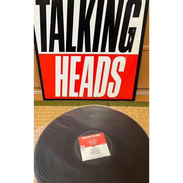 TAKING HEADS 【TRUE STORIES】　LP レコード　中古 エンタメ/ホビーのCD(その他)の商品写真