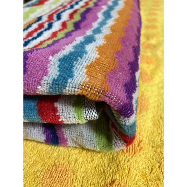 MISSONI ミッソリーニ　バスタオル&フェイスタオル　未使用　①