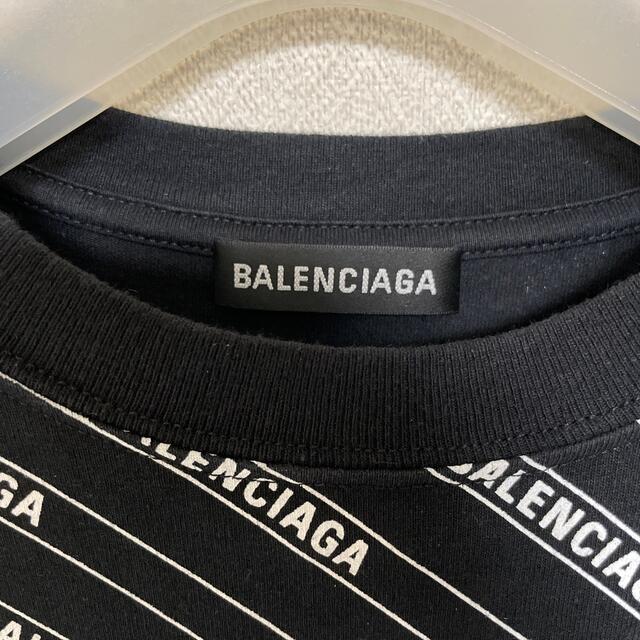 バレンシアガ オールオーバー ライン ロゴ Tシャツ + ヴィトン タオリング