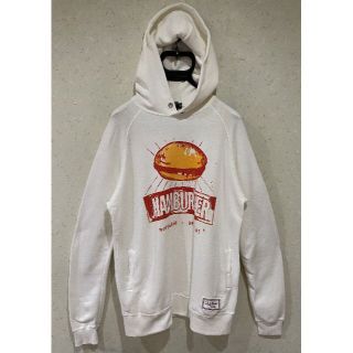 ヒステリックグラマー(HYSTERIC GLAMOUR)の＊ヒステリックグラマー ハンバーガー プリント プルオーバーパーカー L(パーカー)