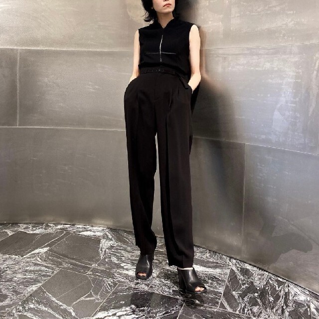 mame kurogouchi＊Belted Tapered Trousers