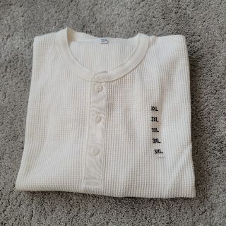 ユニクロ(UNIQLO)のユニクロワッフルヘンリーネックT(Tシャツ/カットソー(七分/長袖))