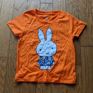 グラニフ(Design Tshirts Store graniph)の【新品未使用】グラニフ　ミッフィーTシャツ100オレンジ(Tシャツ/カットソー)