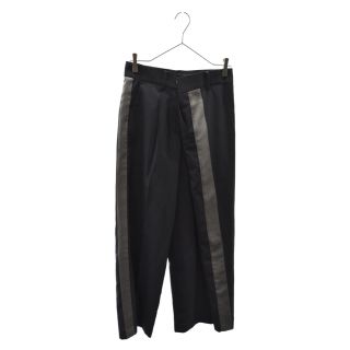 サカイ(sacai)のSacai サカイ 20AW SIDE LINE WOOL WIDE SLACKS PANTS 20-05050 サイドサテンラインウールワイドスラックス 変形ワイドトラウザーズパンツ レディース(カジュアルパンツ)