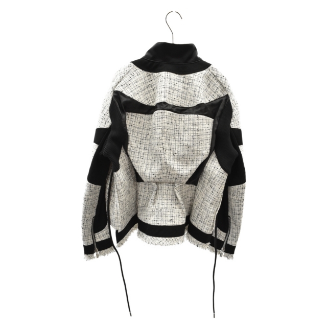 Sacai サカイ 20SS LOOK15 Summer Tweed Jacket 20-05006 サマー