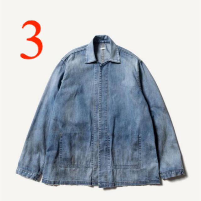 メンズA.PRESSE 22aw US NAVY Denim Jacket デニム