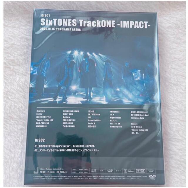 SixTONES 「TrackONE　-IMPACT-（初回盤） DVD」