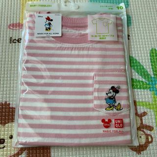 ユニクロ(UNIQLO)のユニクロ　クルーネックT 90 ミニーマウス(Tシャツ/カットソー)