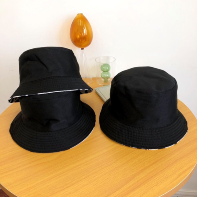 【パンダ柄】リバーシブル UV対策 バケットハット レディースの帽子(ハット)の商品写真