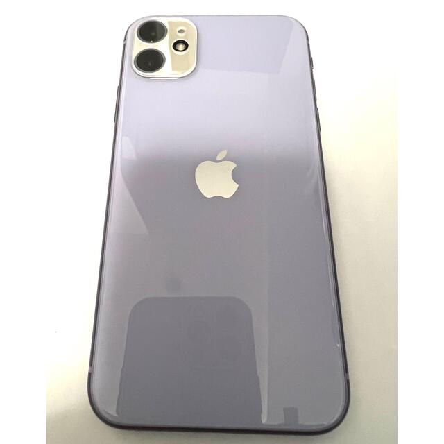 iPhone(アイフォーン)のAPPLE iPhone11 128GB パープル スマホ/家電/カメラのスマートフォン/携帯電話(スマートフォン本体)の商品写真