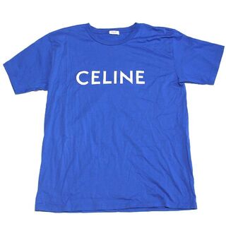 セリーヌ Tシャツ・カットソー(メンズ)（ブルー・ネイビー/青色系）の 