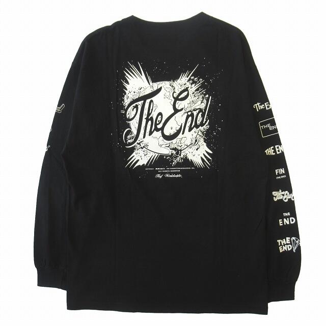 HUF(ハフ)のハフ HUF ロゴ プリント ロンT ロング Tシャツ カットソー 長袖 L  メンズのトップス(Tシャツ/カットソー(七分/長袖))の商品写真