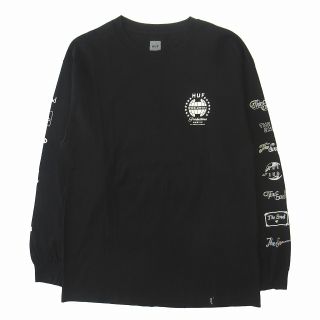 ハフ(HUF)のハフ HUF ロゴ プリント ロンT ロング Tシャツ カットソー 長袖 L (Tシャツ/カットソー(七分/長袖))