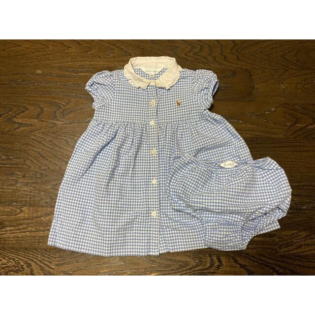 Ralph Lauren(ラルフローレン)のラルフローレン　ワンピース　9M キッズ/ベビー/マタニティのベビー服(~85cm)(ワンピース)の商品写真