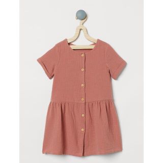 エイチアンドエム(H&M)のH&M コットンワンピース　110m 新品(ワンピース)