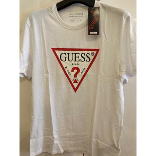 ゲス(GUESS)の新品未使用！　ゲス　Tシャツ　ホワイトL(Tシャツ/カットソー(半袖/袖なし))