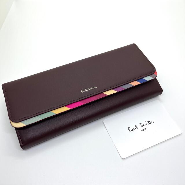 未使用品 ポールスミス Paul Smith スワールトリム 長財布