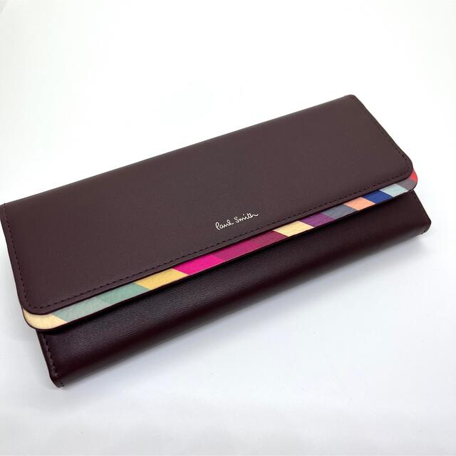 未使用品 ポールスミス Paul Smith スワールトリム 長財布