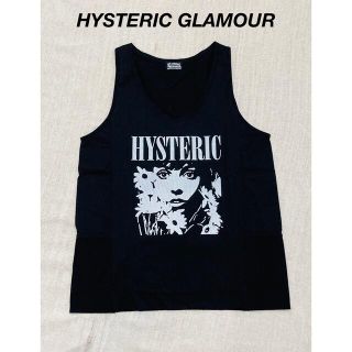 ヒステリックグラマー(HYSTERIC GLAMOUR)のHYSTERIC GLAMOUR  ノースリーブ　トップス　ブラック　フリー  (Tシャツ(半袖/袖なし))