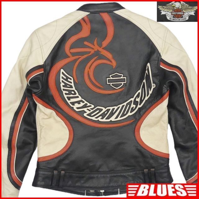 Harley Davidson - ライダースジャケット 本革 シングル メンズ S