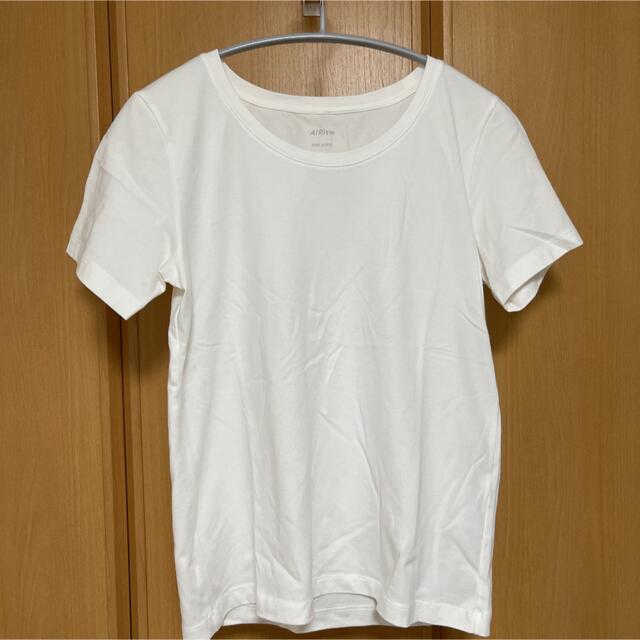 UNIQLO(ユニクロ)のUNIQLO エアリズムコットンTシャツ レディースのトップス(Tシャツ(半袖/袖なし))の商品写真