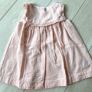 プチバトー(PETIT BATEAU)のプチバトーストライプ　ワンピース(ワンピース)