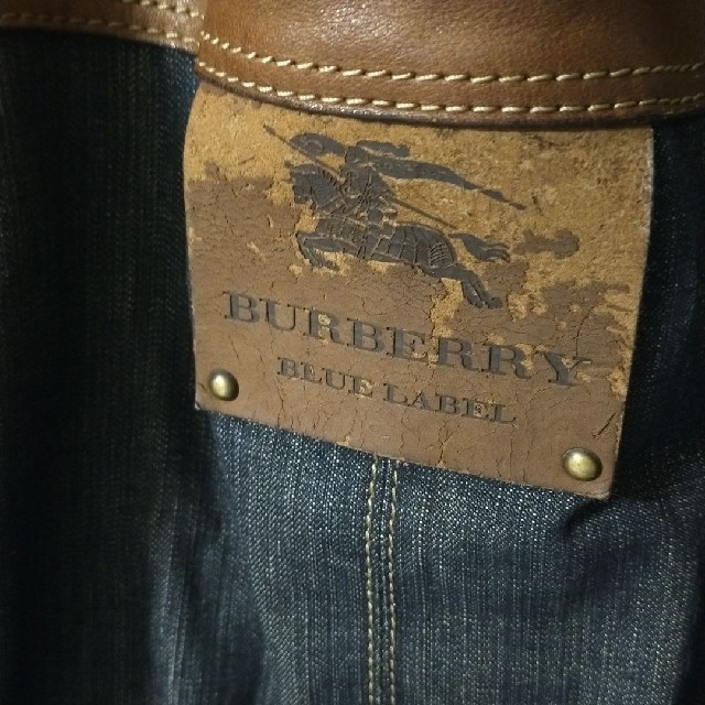 BURBERRY BLUE LABEL(バーバリーブルーレーベル)のバーバリーブルーレーベル　デニムトートバッグ レディースのバッグ(トートバッグ)の商品写真