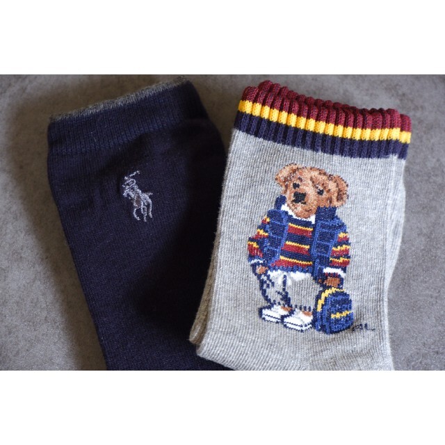 POLO RALPH LAUREN(ポロラルフローレン)のPOLOラルフローレンのキッズ用ソックス2足セット 20-22cm【新品】 キッズ/ベビー/マタニティのこども用ファッション小物(靴下/タイツ)の商品写真