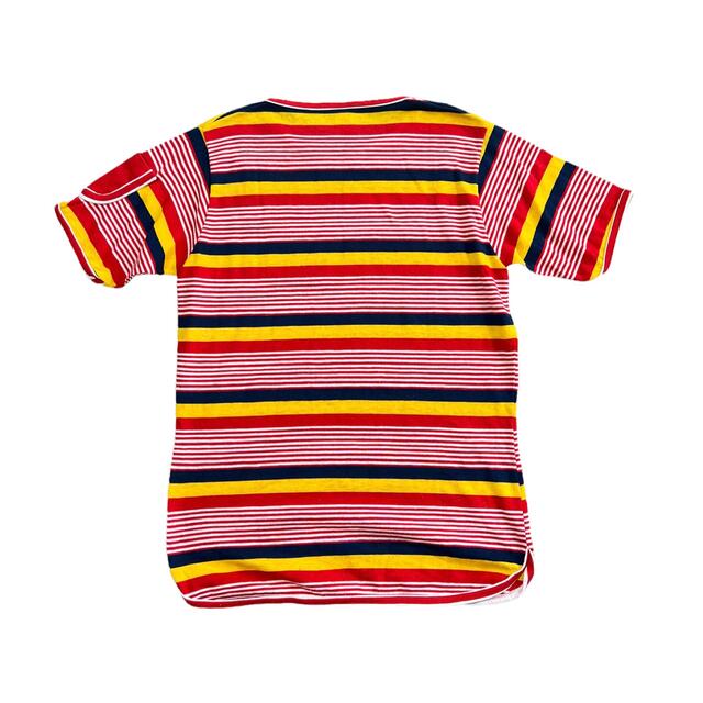 【1980s】ビンテージ　USA製　マルチボーダー　Tシャツ　カットソー 5