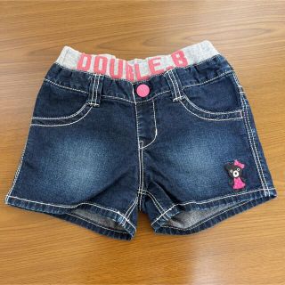 ダブルビー(DOUBLE.B)のミキハウス   デニムショートパンツ ショートパンツ(パンツ/スパッツ)