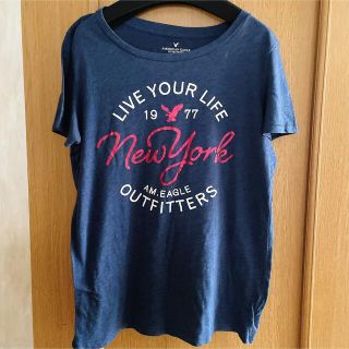 アメリカンイーグル(American Eagle)のLサイズアメリカンイーグルロゴTシャツ(Tシャツ(半袖/袖なし))