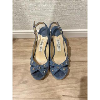 ジミーチュウ(JIMMY CHOO)の❤︎ジミーチュウ スタースタッズウェッジサンダル❤︎(サンダル)