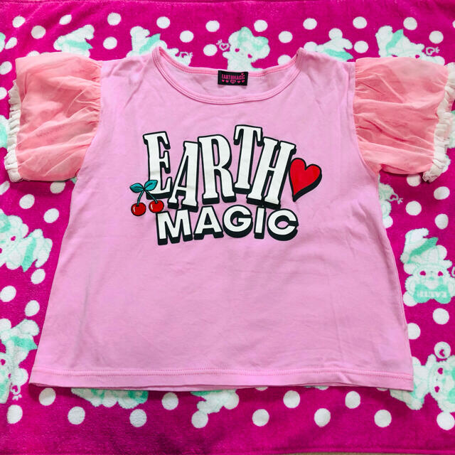 EARTHMAGIC(アースマジック)のアースマジック♡140㎝ キッズ/ベビー/マタニティのキッズ服女の子用(90cm~)(Tシャツ/カットソー)の商品写真