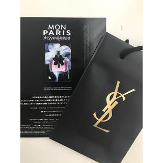 イヴサンローランボーテ(Yves Saint Laurent Beaute)の新品★イヴ・サンローラン ショッパー&香水サンプル(香水(女性用))