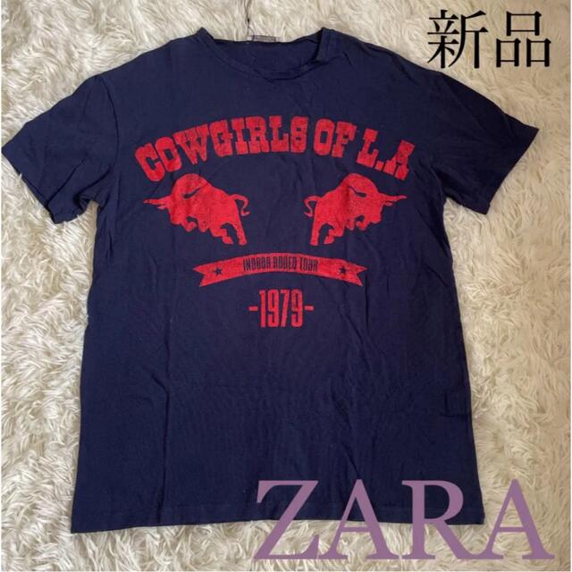 ZARA(ザラ)のZARA Tシャツ　新品　タグ付き Sサイズ　 メンズのトップス(Tシャツ/カットソー(半袖/袖なし))の商品写真