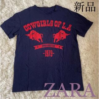 ザラ(ZARA)のZARA Tシャツ　新品　タグ付き Sサイズ　(Tシャツ/カットソー(半袖/袖なし))