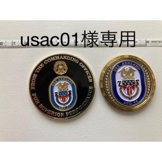 usac01様専用米軍チャレンジコイン　USS Ashland 艦長　レア(その他)